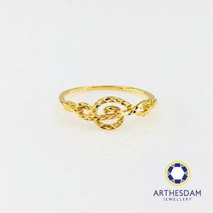 Arthesdam Jewellery 916 Gold G Clef Musical Note Ring