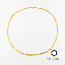 Load image into Gallery viewer, Arthesdam Jewellery 916 Gold Double S Chain
