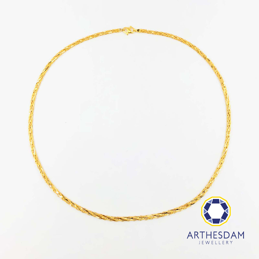 Arthesdam Jewellery 916 Gold Double S Chain