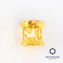 Load image into Gallery viewer, Arthesdam Jewellery 916 Gold Fun Rainbow Carousel Charm
