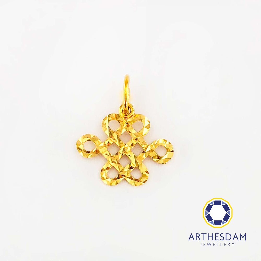 Arthesdam Jewellery 916 Gold Eternity Knot Pendant
