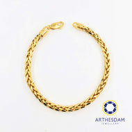 Arthesdam Jewellery 916 Gold Hollow Ice Cream Bracelet