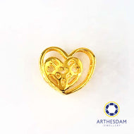 Arthesdam Jewellery 916 Gold Big Love Small Love Charm