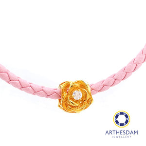 Arthesdam Jewellery 916 Gold Eternal Blooming Rose Charm