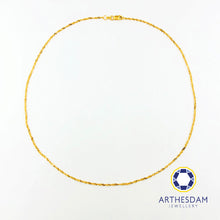 Load image into Gallery viewer, Arthesdam Jewellery 916 Gold Disco Chain
