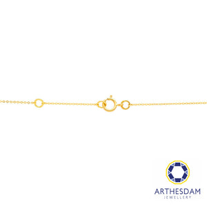 Arthesdam Jewellery 18K Yellow Gold Stella Necklace (Yellow Opal)