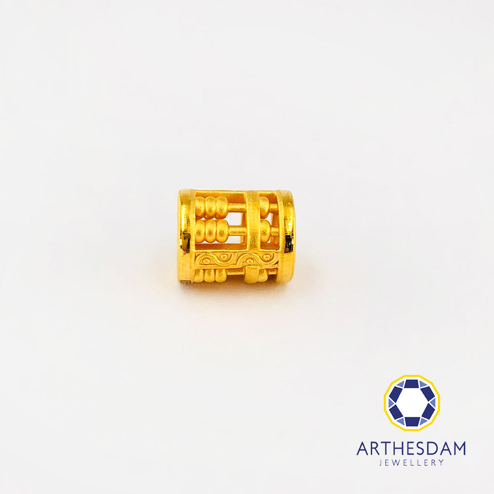 Arthesdam Jewellery 999 Gold Rolling Abacus Charm/Pendant