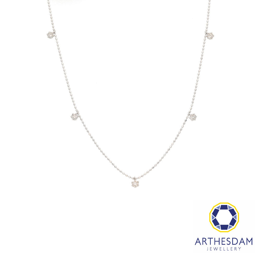 Arthesdam Jewellery 18K White Gold 0.30CT Diamond Necklace
