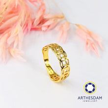 Load image into Gallery viewer, Arthesdam Jewellery 916 Gold Lucky Coins Ring
