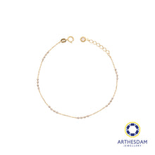 Load image into Gallery viewer, Arthesdam Jewellery 18K Yellow Gold Two-Toned Ball Bracelet
