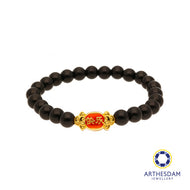 Arthesdam Jewellery 999 Gold 快乐秉 Beaded Bracelet