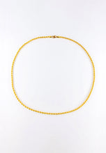 Load image into Gallery viewer, Arthesdam Jewellery 916 Gold Modern Rope Necklace Chain
