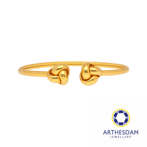 Arthesdam Jewellery 916 Gold Love Knot Bangle