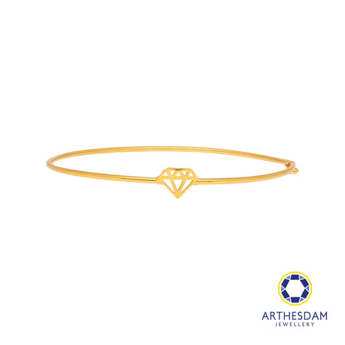 Arthesdam Jewellery 916 Gold Diamond Bangle