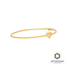 Load image into Gallery viewer, Arthesdam Jewellery 916 Gold Diamond Bangle
