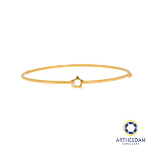 Arthesdam Jewellery 916 Gold Star Bangle