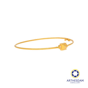 Arthesdam Jewellery 916 Gold Square Bangle