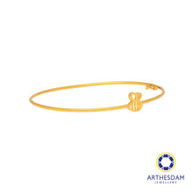 Load image into Gallery viewer, Arthesdam Jewellery 916 Gold Bee Bangle
