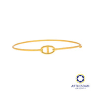 Arthesdam Jewellery 916 Gold Button Bangle