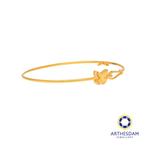 Arthesdam Jewellery 916 Gold Butterfly Bangle